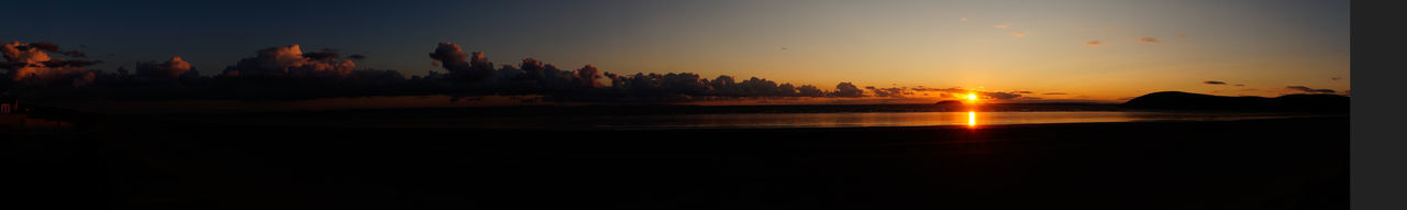 Sunset over sea
