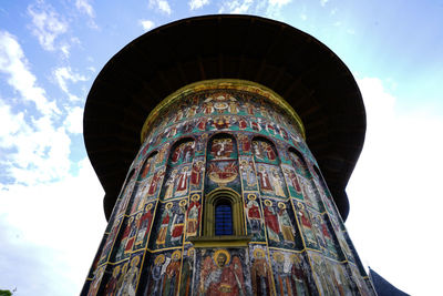 Low angle view of historical building against sky