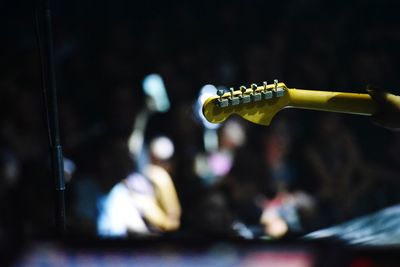 Close-up of guitar