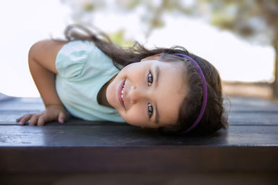 Portrait of smiling girl