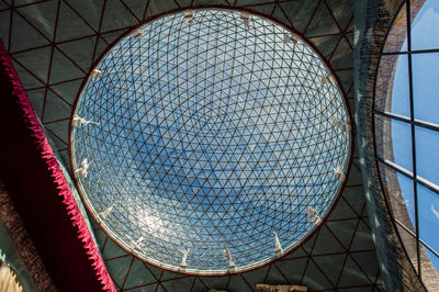 Low angle view of ceiling