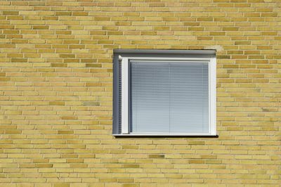 Window on brick wall