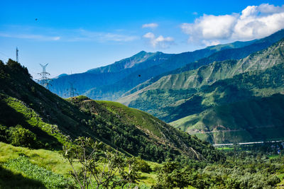 Beautiful mountain view at kashmir, india.