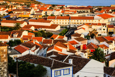 Angra do heroísmo seen from alto da memória