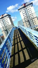 Low angle view of modern buildings