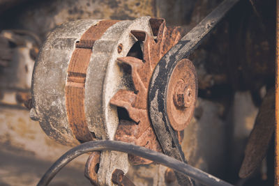 Close-up of rusty metal