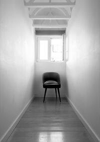 Empty chair at home
