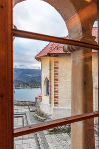 Panorama from the bled castle. slovenia