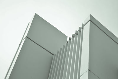 Low angle view of building against clear sky