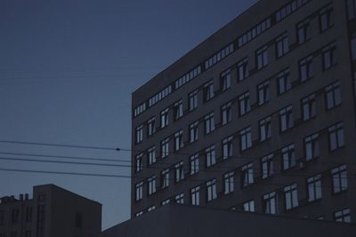 Low angle view of modern building