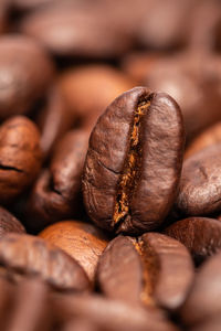 Full frame shot of coffee beans