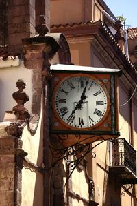 Low angle view of clock tower