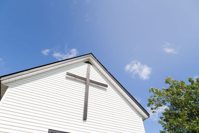 Low angle view of building against sky