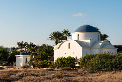 View of building against clear sky