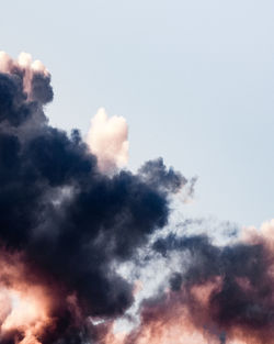 Low angle view of clouds in sky