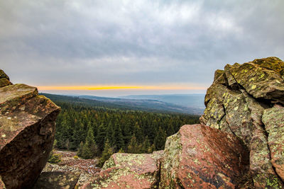 Scenic view of mountain against sky