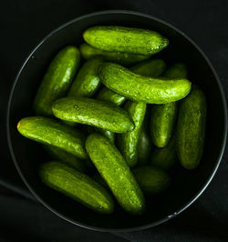 Close-up of cucumber in plate