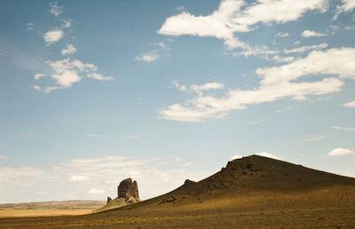 Scenic view of mountain against sky