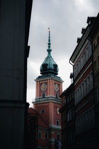 Low angle view of building against sky