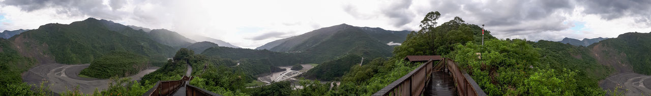 Panoramic view of landscape against sky