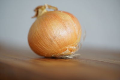 Close-up of pumpkin on table