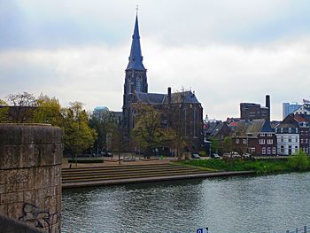 River with buildings in background