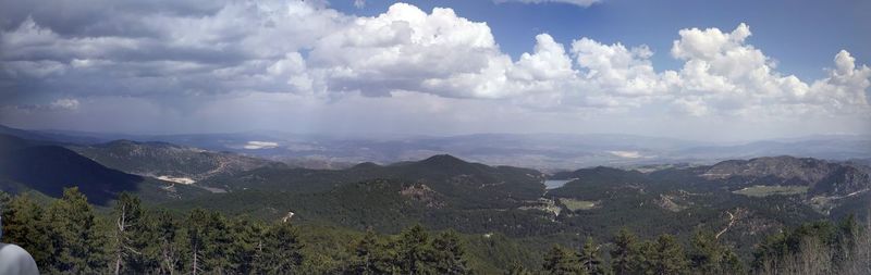 Panoramic view of landscape against sky