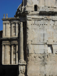 Low angle view of old building