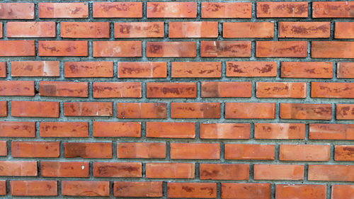 Full frame shot of brick wall