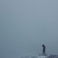 Full length of woman standing in park