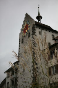 Low angle view of traditional building against sky