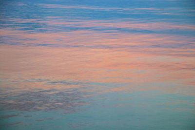 Full frame shot of sea against sky during sunset