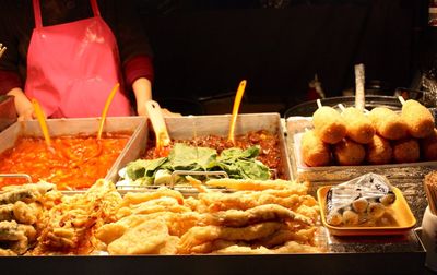 Close-up of food on table