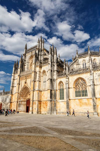 View of cathedral against cloudy sky