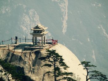 Scenic view of mountain against sky