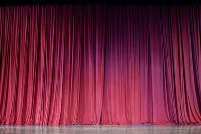 Full frame shot of red curtain