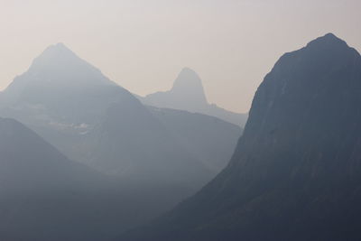 Scenic view of mountains