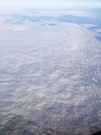 Aerial view of sea against sky