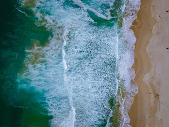 Aerial view of beach