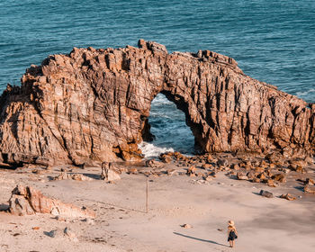 Scenic view of beach