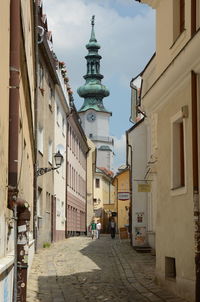 View of buildings in city