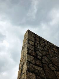 Low angle view of building against sky