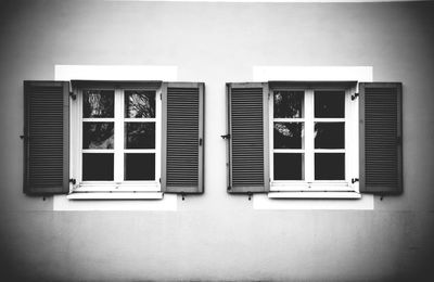 Windows of house