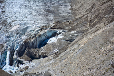 Glacier shrinkage on pasterzen glacier
