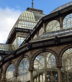 Low angle view of historical building against sky