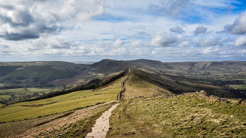 Scenic view of landscape against sky