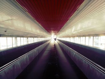 Empty subway tunnel