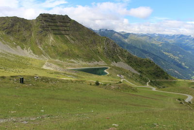 Scenic view of landscape against sky