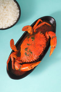 Close-up of food in plate