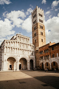 View of historic building against sky